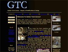 Tablet Screenshot of guitartechcorner.com